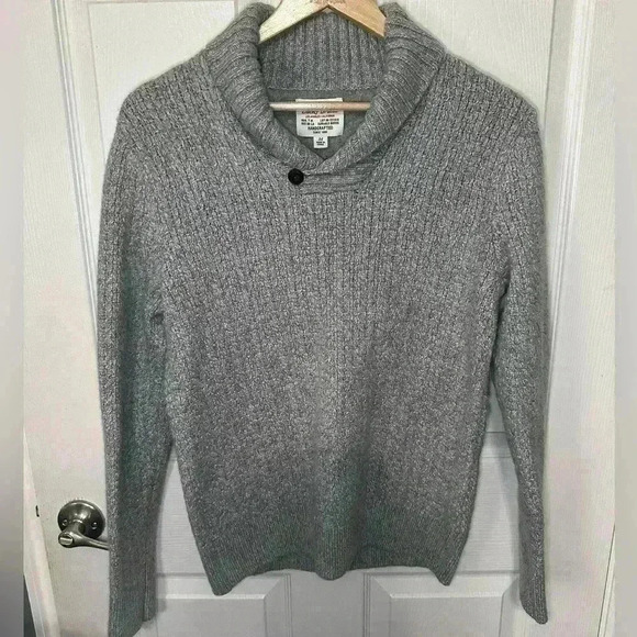 Ladies Lucky Brand Wool Blend Gray Knit Pullover Sweater size Medium - Picture 1 of 8